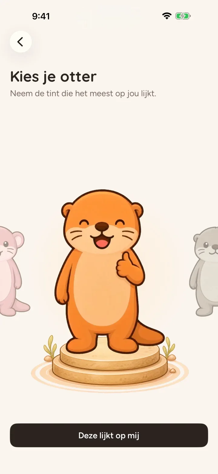 Kies de otter die bij je past